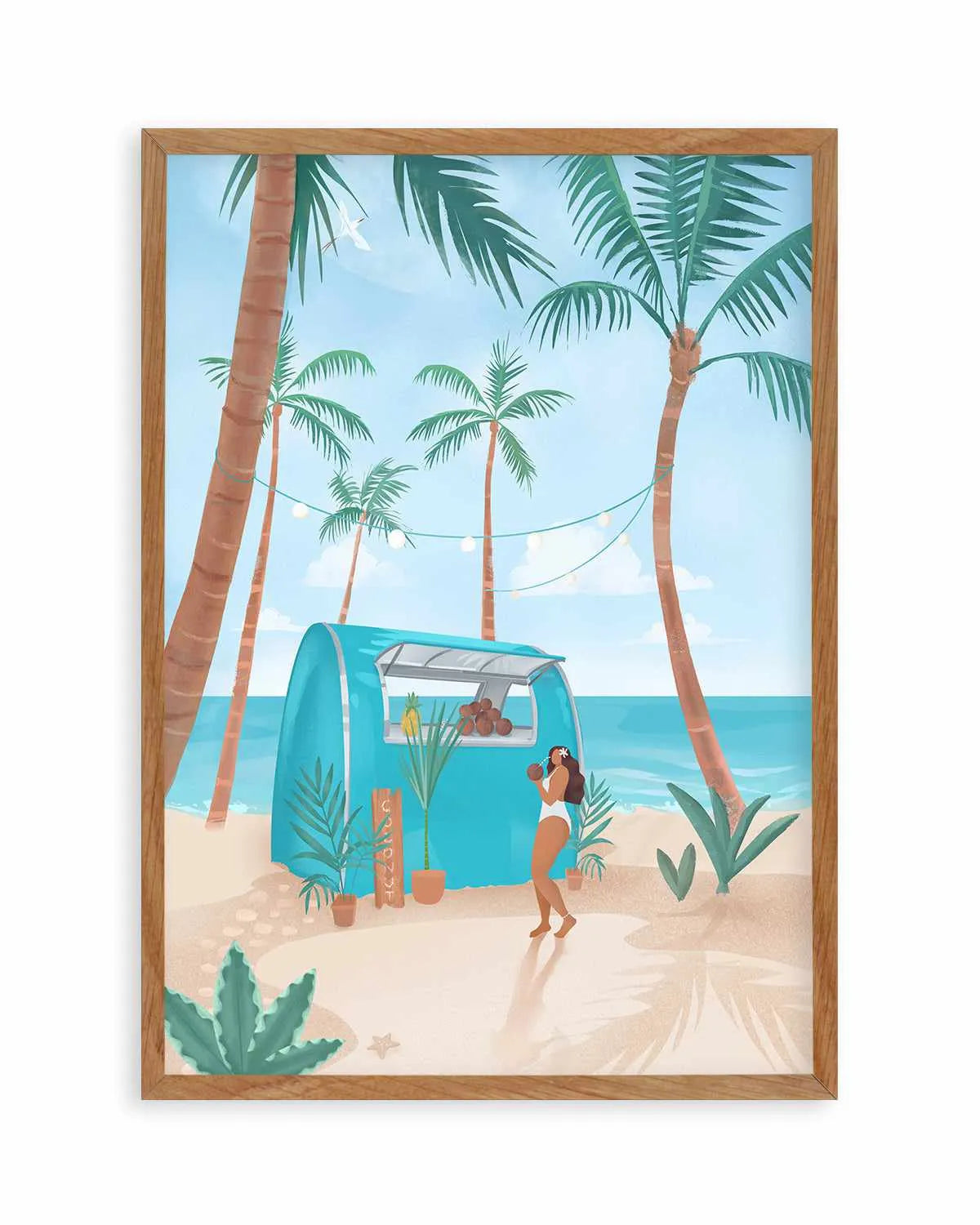 Summer in Bora Bora by Petra Lizde Art Print from Olive et Oriel where you can shop wallpaper and artworks online