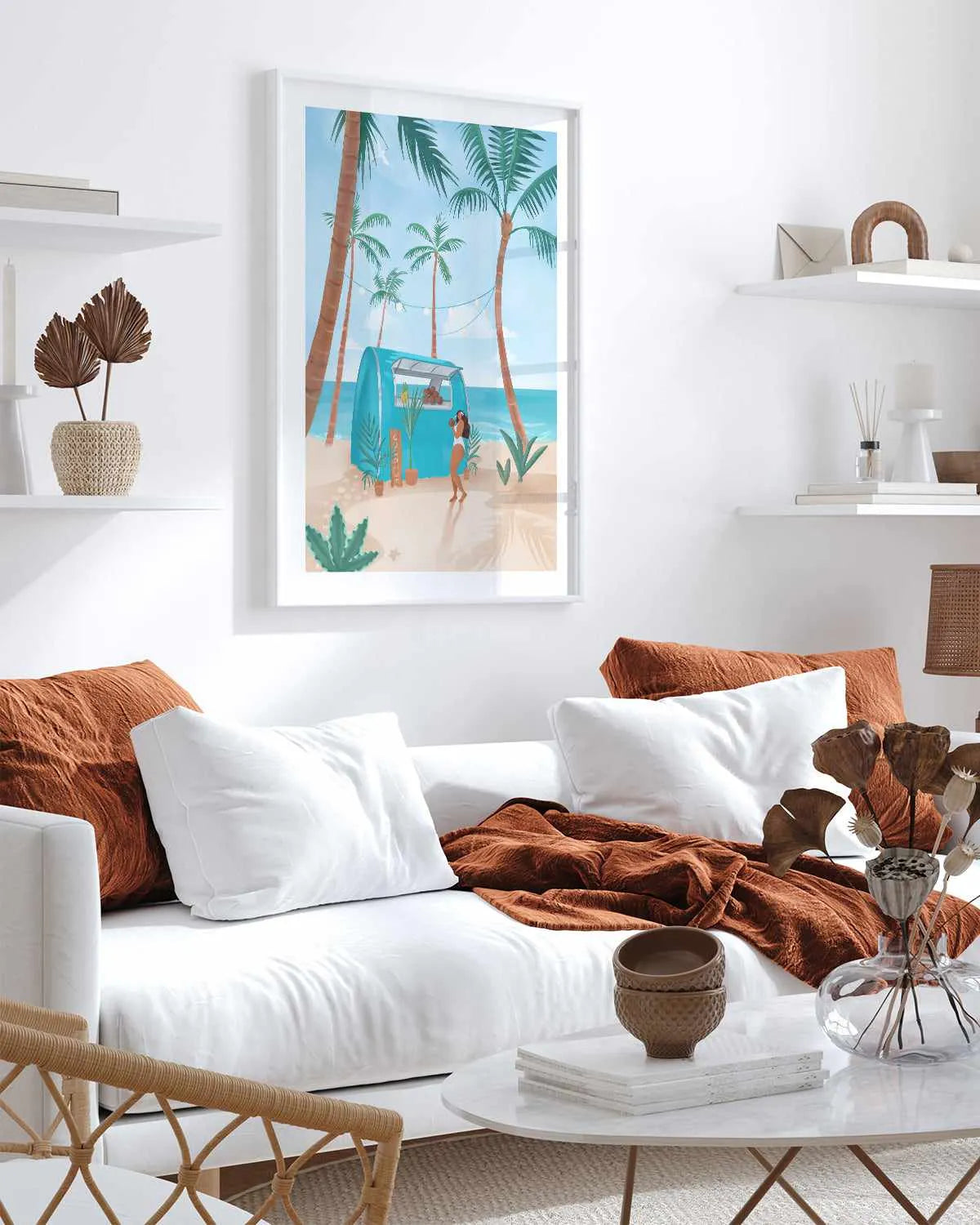 Summer in Bora Bora by Petra Lizde Art Print from Olive et Oriel where you can shop wallpaper and artworks online