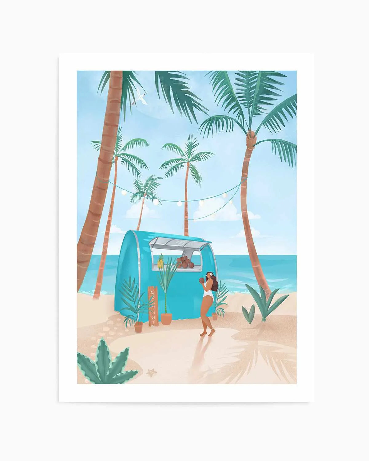 Summer in Bora Bora by Petra Lizde Art Print from Olive et Oriel where you can shop wallpaper and artworks online