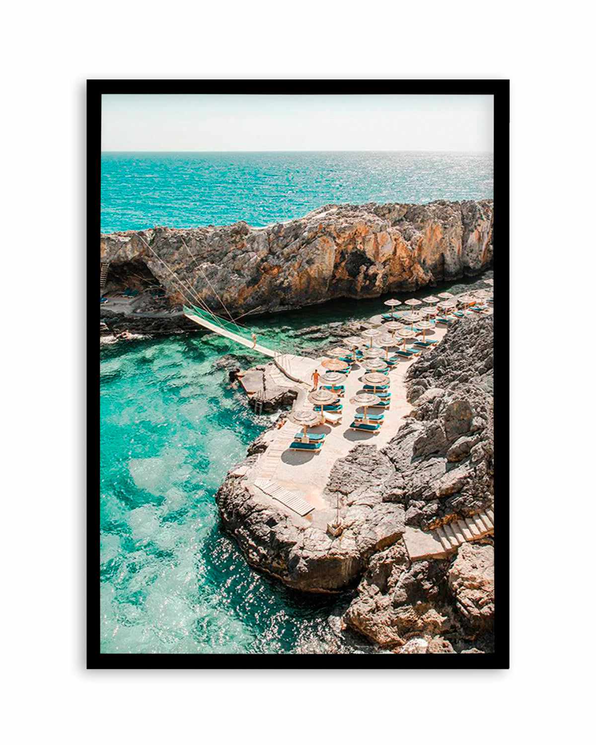 Summer in Greece by Jovani Demetrie Art Print