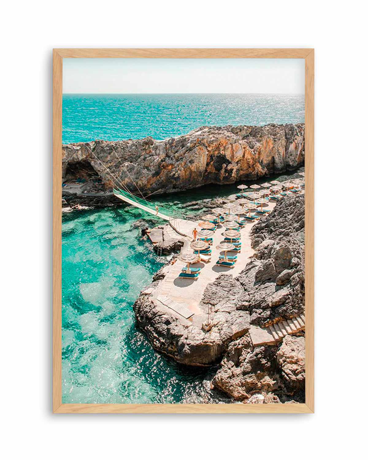 Summer in Greece by Jovani Demetrie Art Print