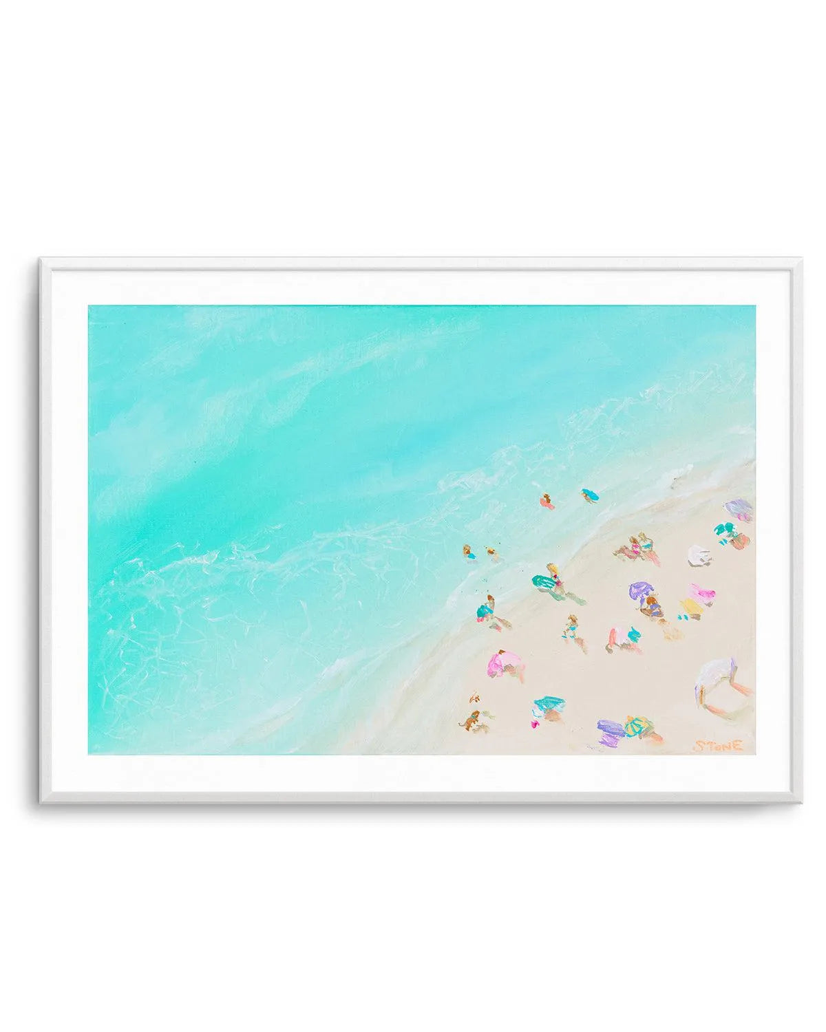 Summer in Manly by Belinda Stone Art Print from Olive et Oriel where you can shop wallpaper and artworks online