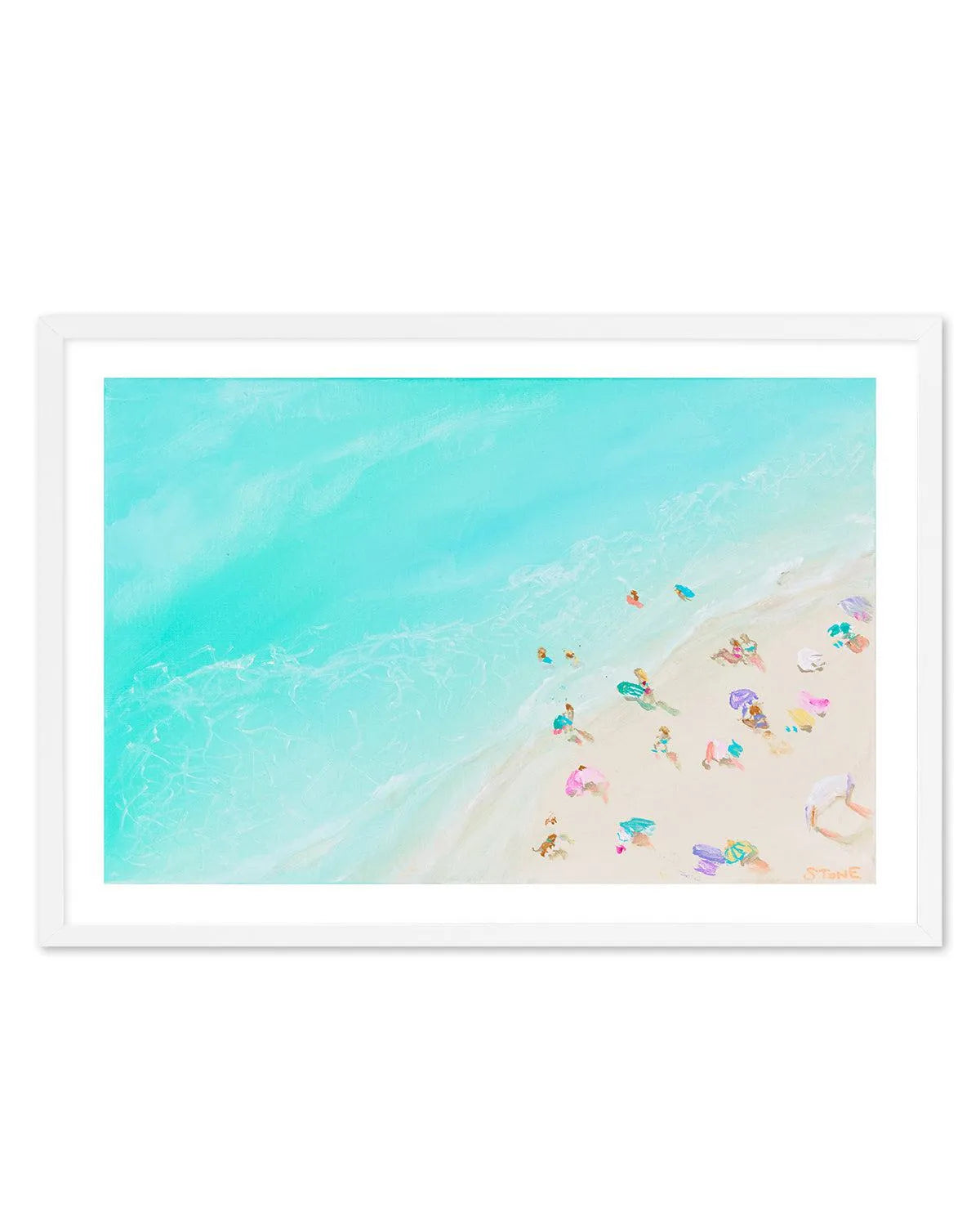Summer in Manly by Belinda Stone Art Print from Olive et Oriel where you can shop wallpaper and artworks online