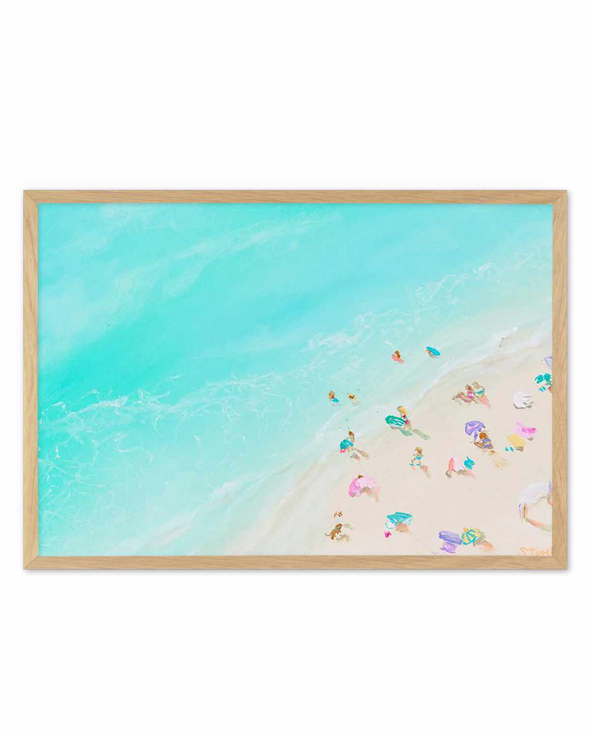 Summer in Manly by Belinda Stone Art Print