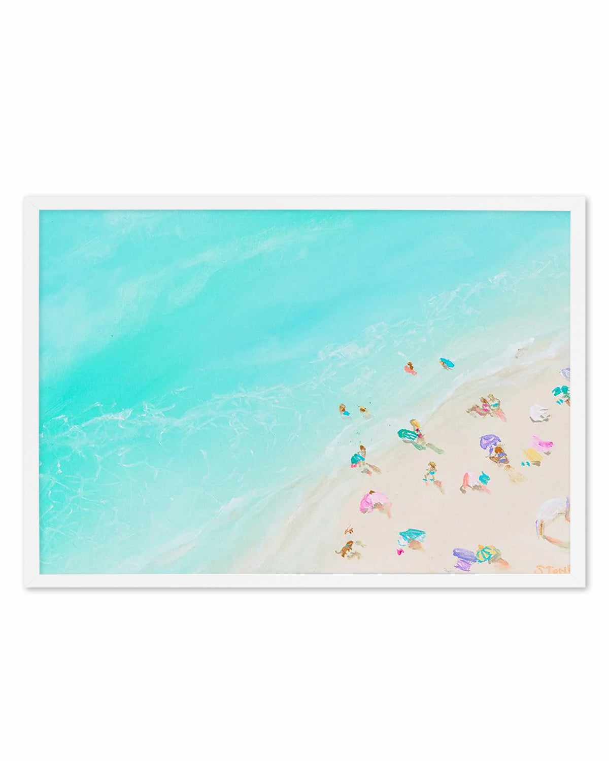 Summer in Manly by Belinda Stone Art Print