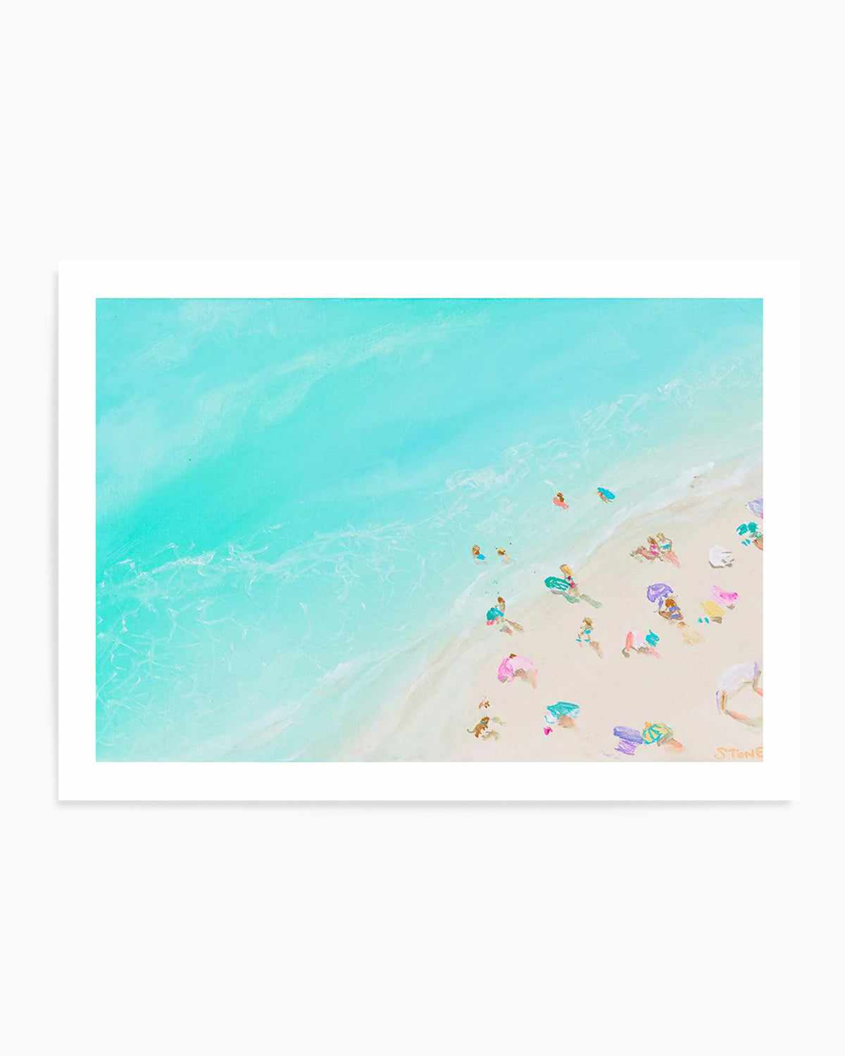 Summer in Manly by Belinda Stone Art Print