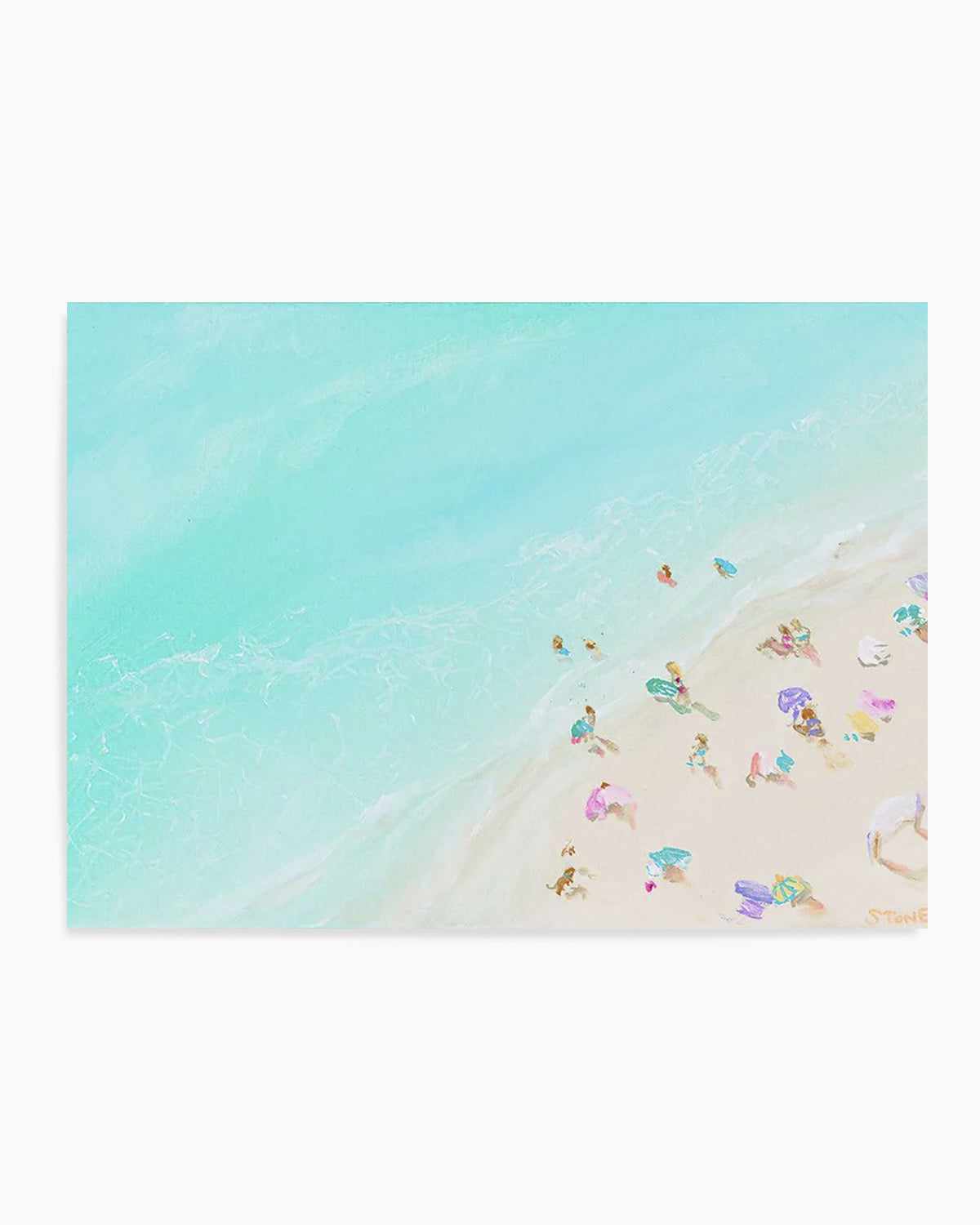 Summer in Manly by Belinda Stone Art Print