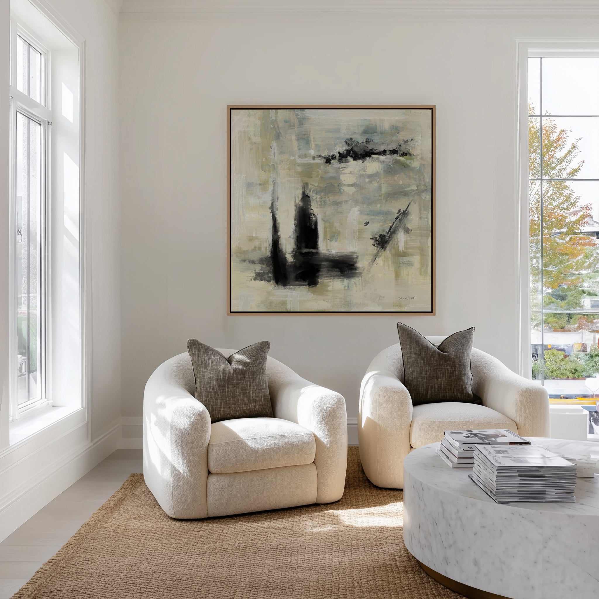 Summer in The City | Framed Canvas Art Print