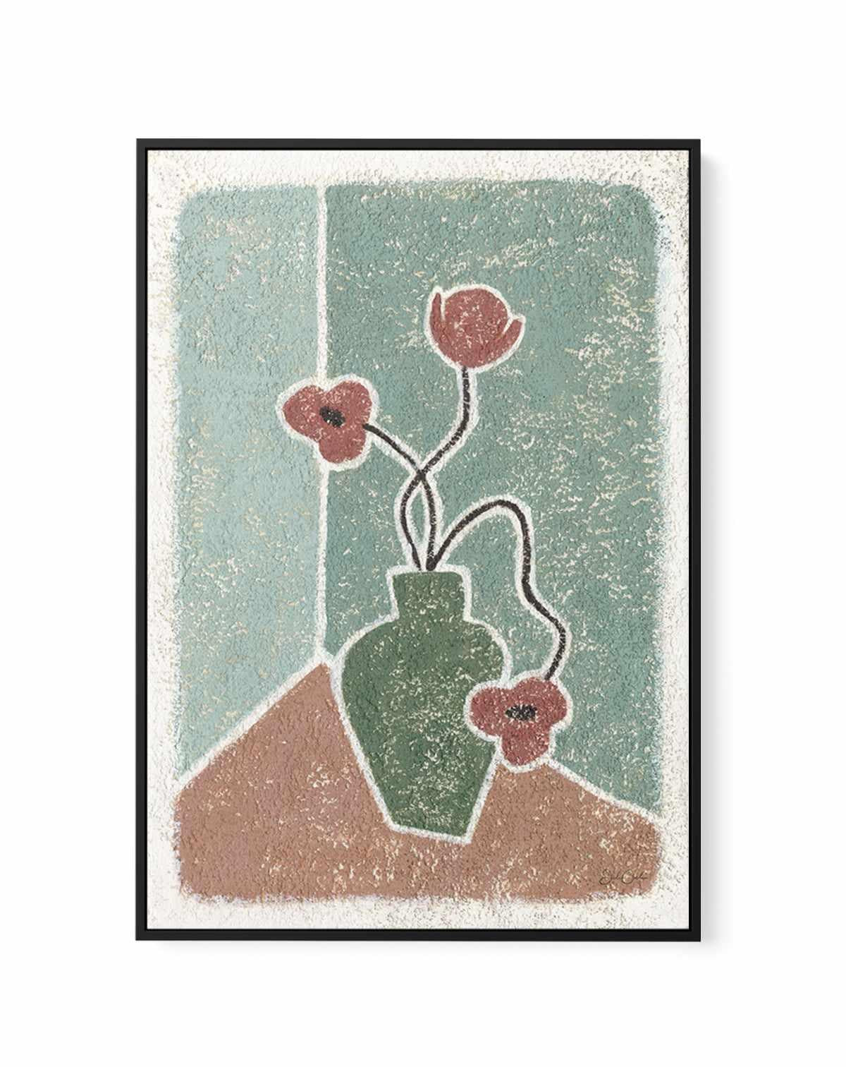Summer in a Vase by Julie Celina | Framed Canvas Art Print from Olive et Oriel where you can shop wallpaper and artworks online