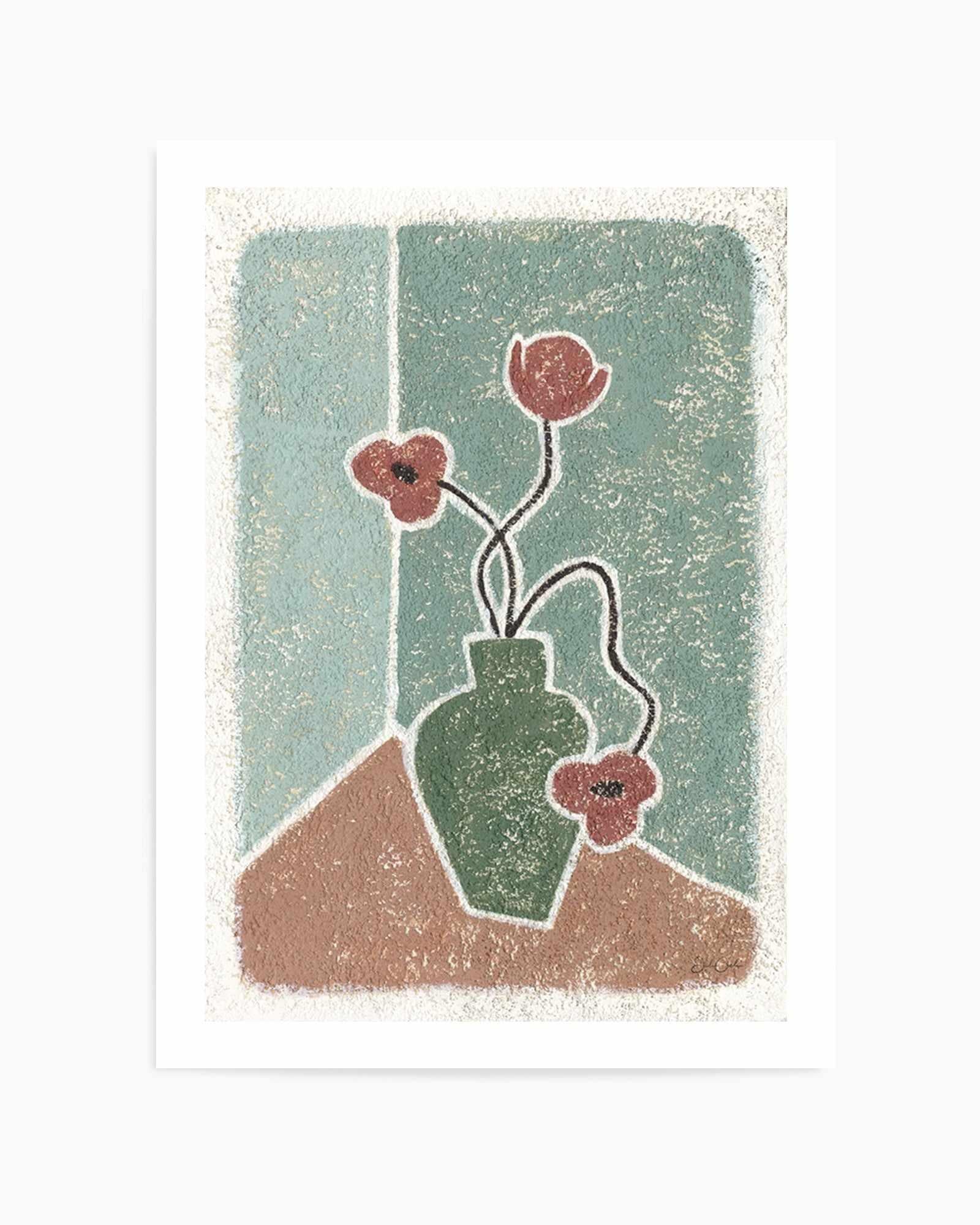 Summer in a Vase by Julie Celina | Art Print from Olive et Oriel where you can shop wallpaper and artworks online