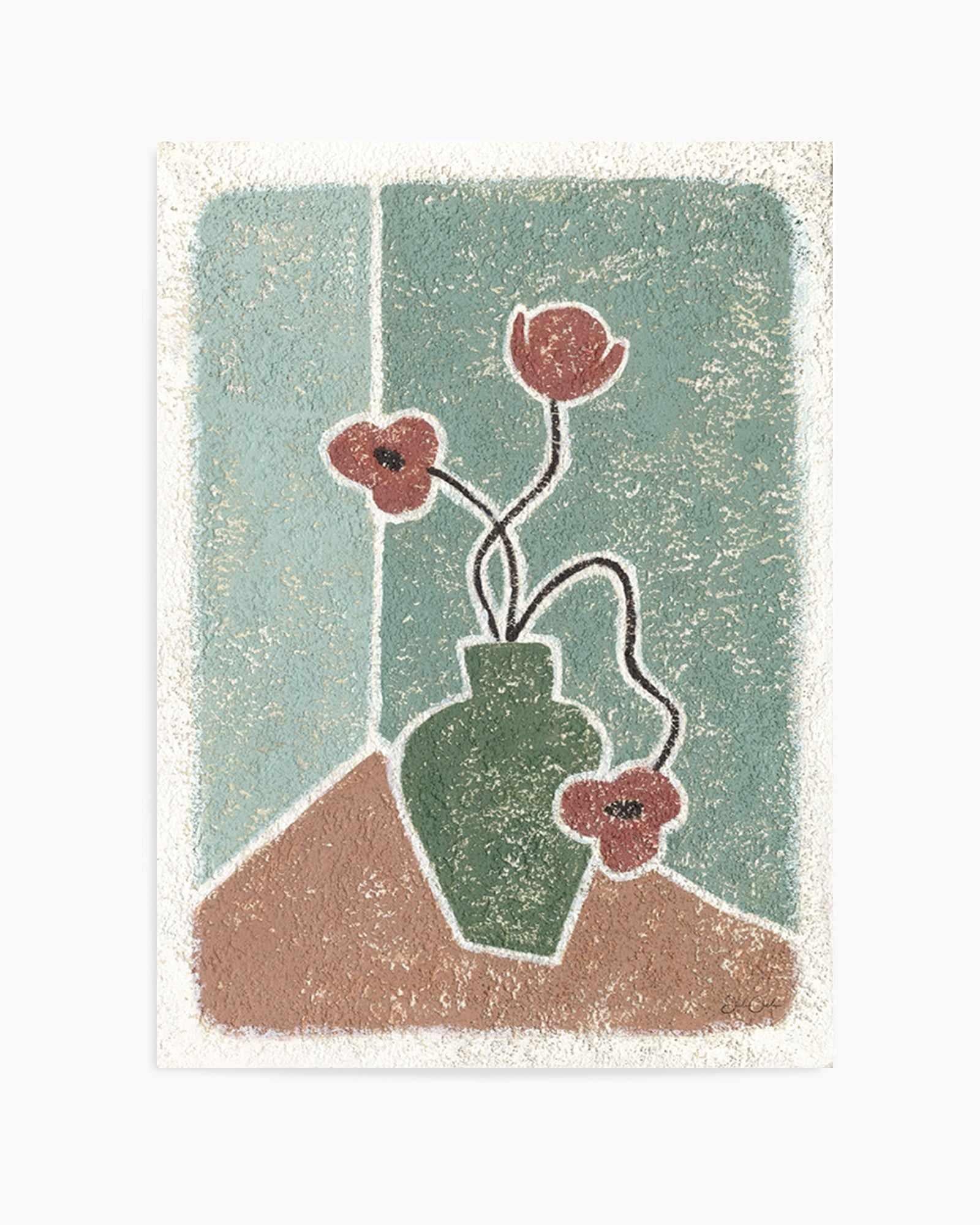 Summer in a Vase by Julie Celina | Art Print from Olive et Oriel where you can shop wallpaper and artworks online