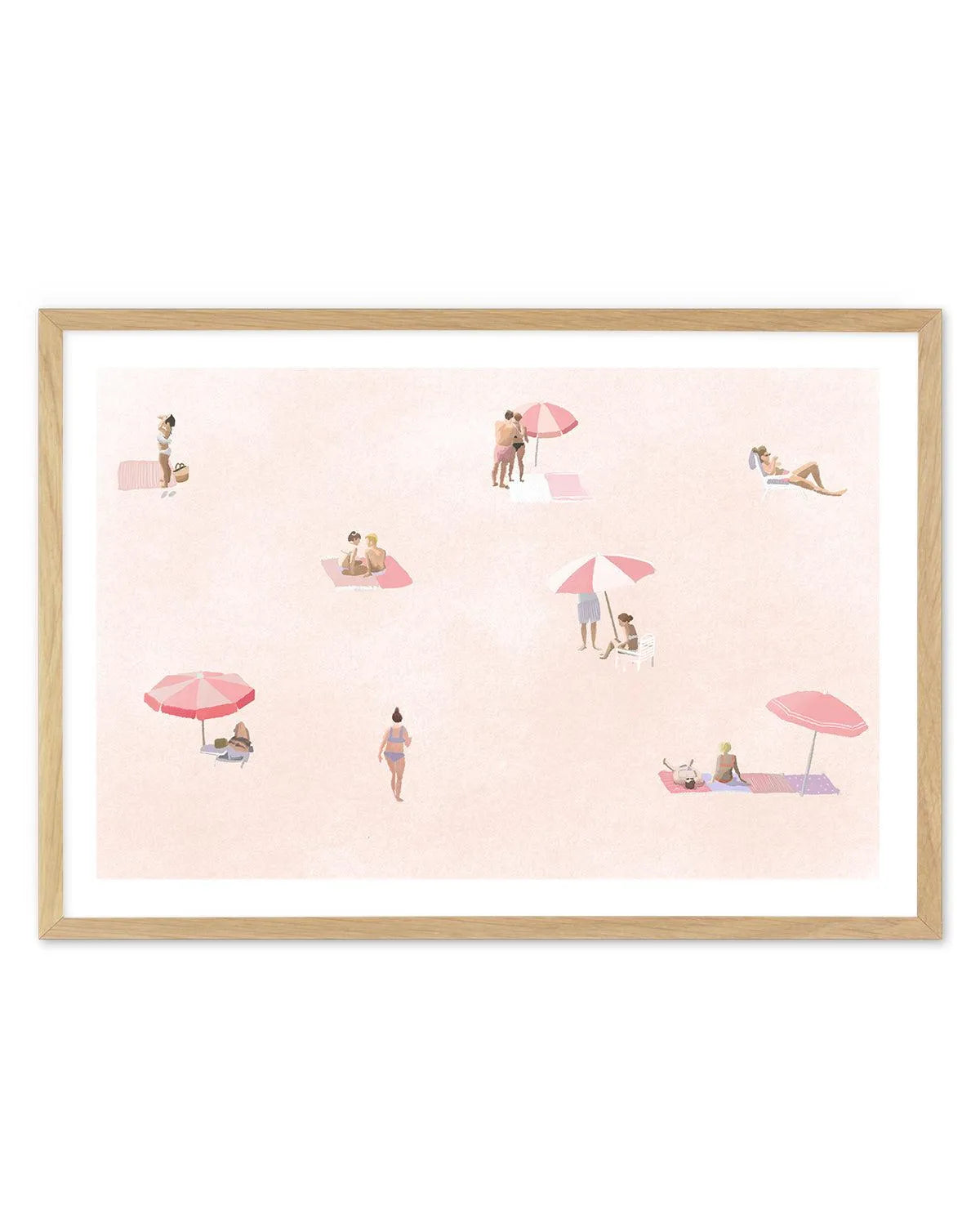 Summer Sorbet Art Print-PRINT-Olive et Oriel-Olive et Oriel-A5 | 5.8" x 8.3" | 14.8 x 21cm-Oak-With White Border-Buy-Australian-Art-Prints-Online-with-Olive-et-Oriel-Your-Artwork-Specialists-Austrailia-Decorate-With-Coastal-Photo-Wall-Art-Prints-From-Our-Beach-House-Artwork-Collection-Fine-Poster-and-Framed-Artwork