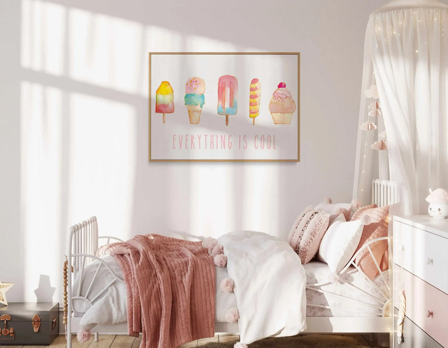 Summer Delight | Framed Canvas Art Print from Olive et Oriel where you can shop wallpaper and artworks online