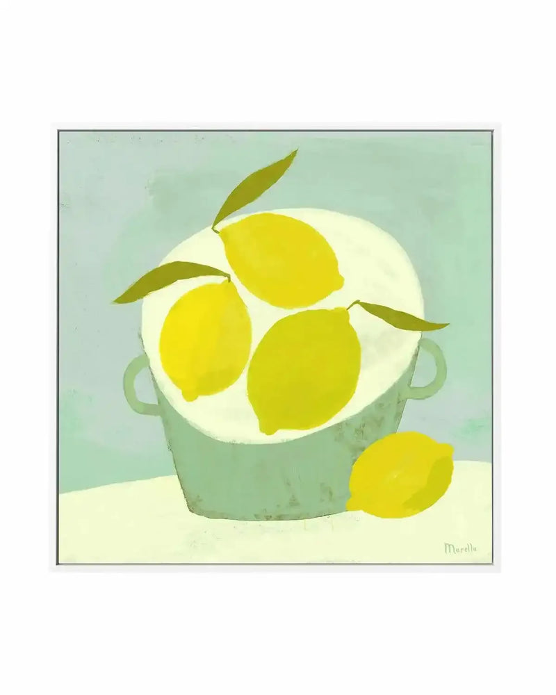 Summer Basket by Marco Marella | Framed Canvas Art Print from Olive et Oriel where you can shop wallpaper and artworks online
