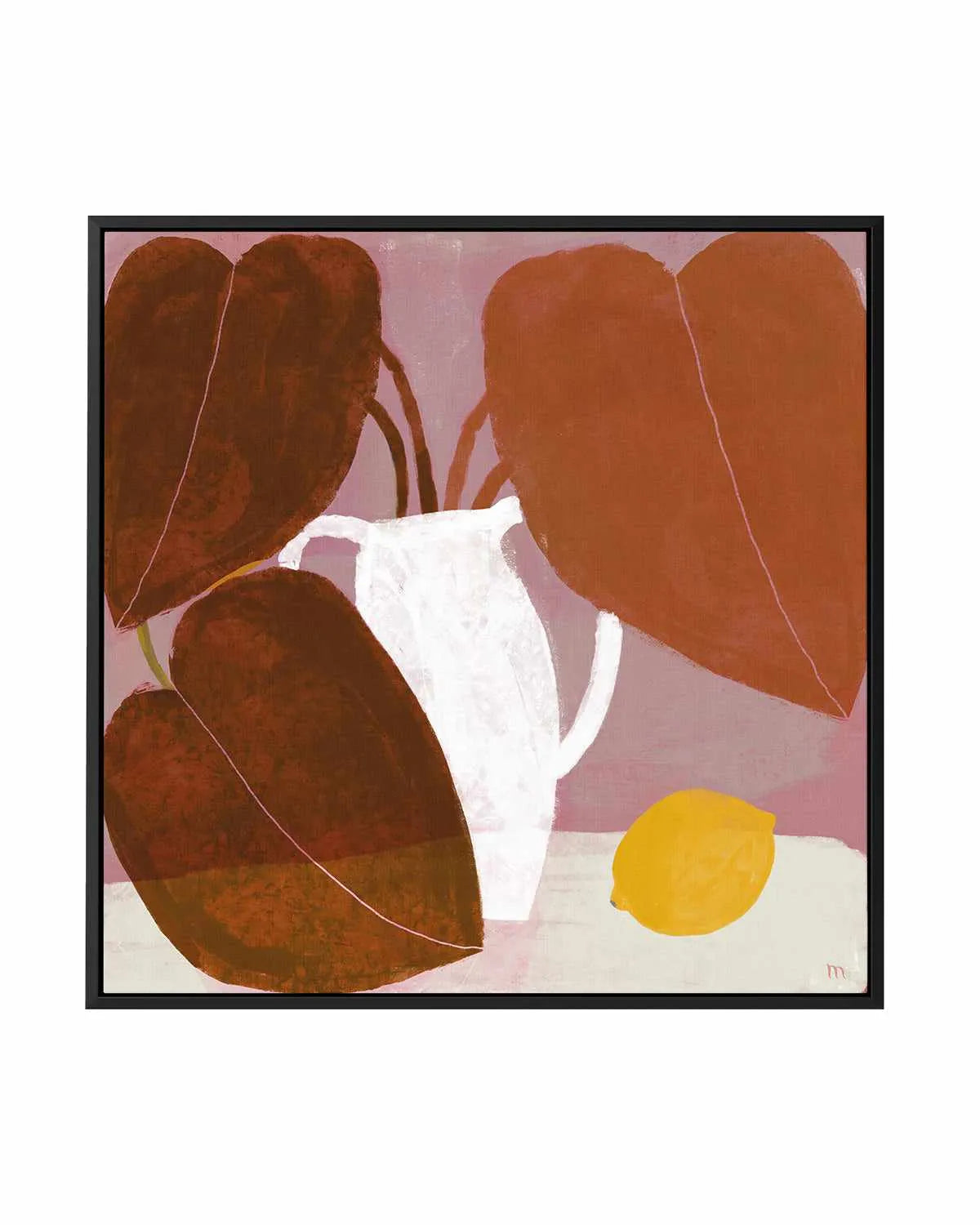 Summer Plant by Marco Marella | Framed Canvas Art Print from Olive et Oriel where you can shop wallpaper and artworks online