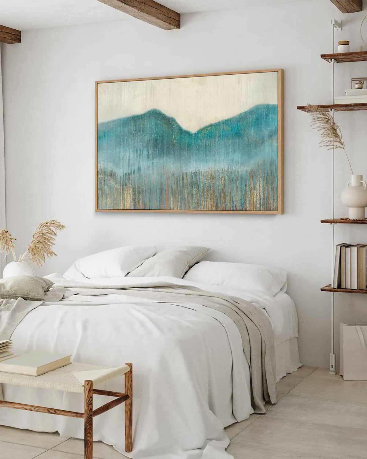 Summit I | Framed Canvas Art Print from Olive et Oriel where you can shop wallpaper and artworks online