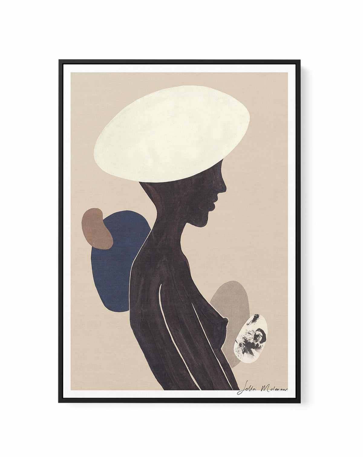 Sun Hat by Sella Molenaar | Framed Canvas Art Print