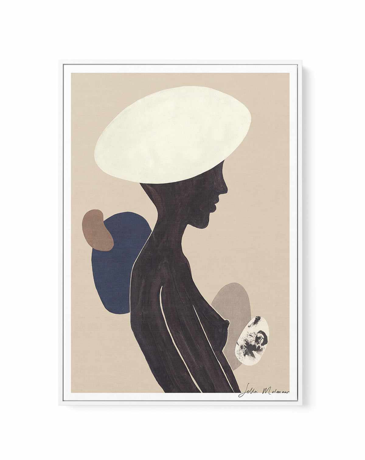 Sun Hat by Sella Molenaar | Framed Canvas Art Print