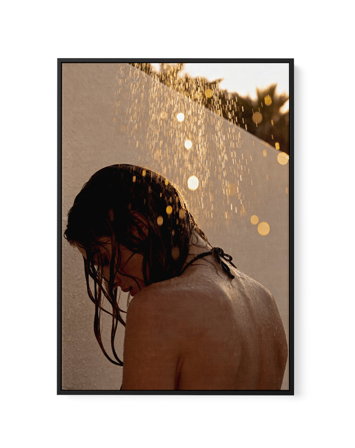 Sun Shower | Framed Canvas Art Print from Olive et Oriel where you can shop wallpaper and artworks online