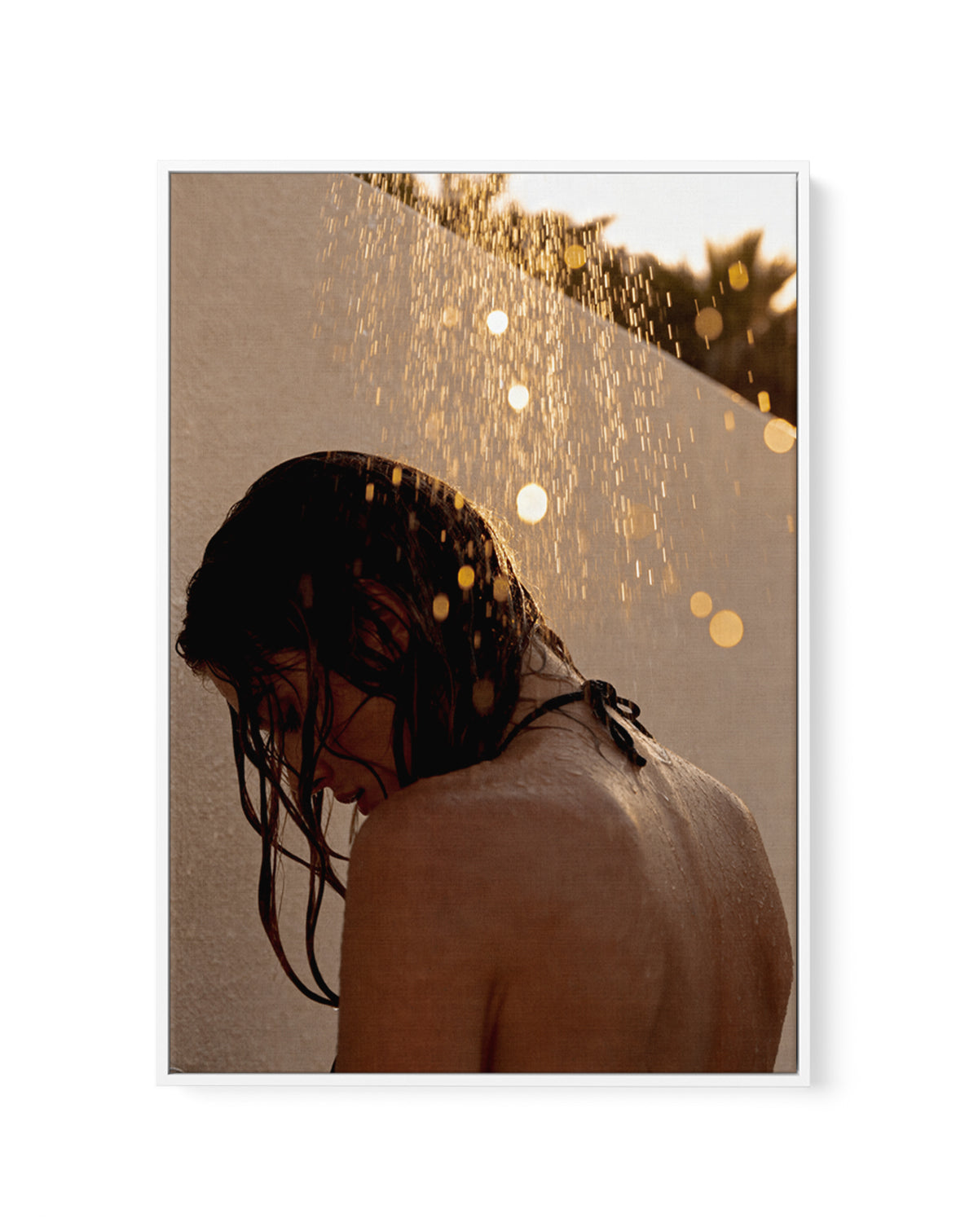 Sun Shower | Framed Canvas Art Print from Olive et Oriel where you can shop wallpaper and artworks online