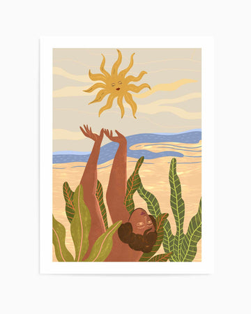 Sun Worship by Arty Guava | Art Print from Olive et Oriel where you can shop wallpaper and artworks online