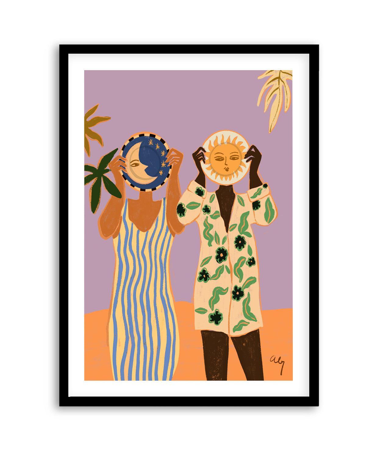 Sun & Moon by Arty Guava | Art Print from Olive et Oriel where you can shop wallpaper and artworks online