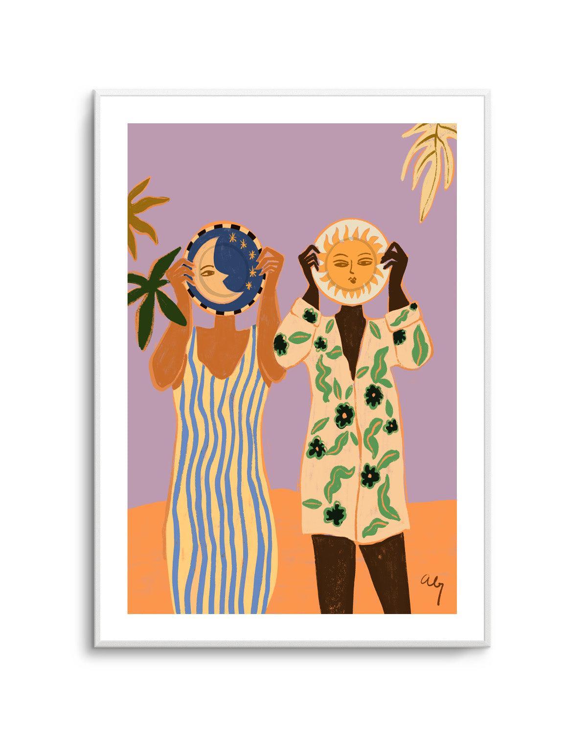 Sun & Moon by Arty Guava | Art Print from Olive et Oriel where you can shop wallpaper and artworks online
