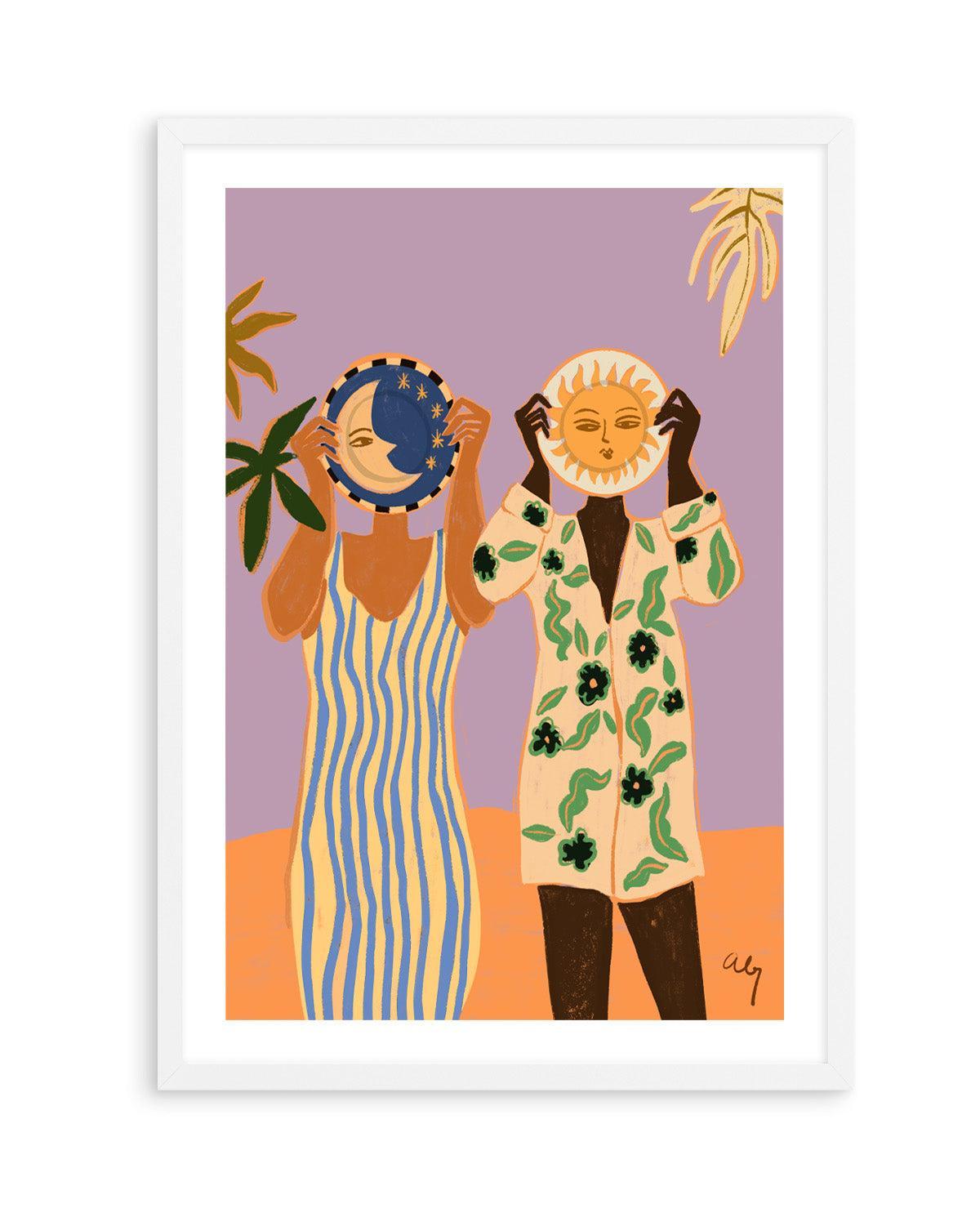 Sun & Moon by Arty Guava | Art Print from Olive et Oriel where you can shop wallpaper and artworks online