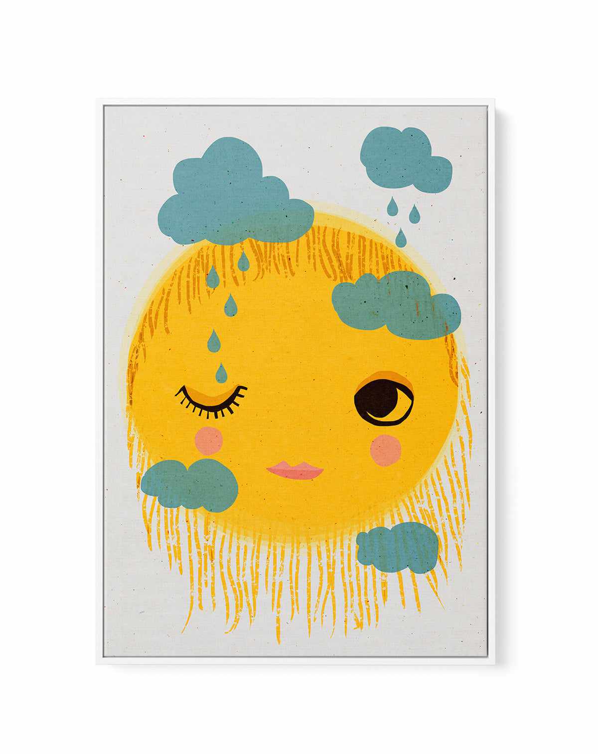 Sun and Rai By Treechild | Framed Canvas Art Print