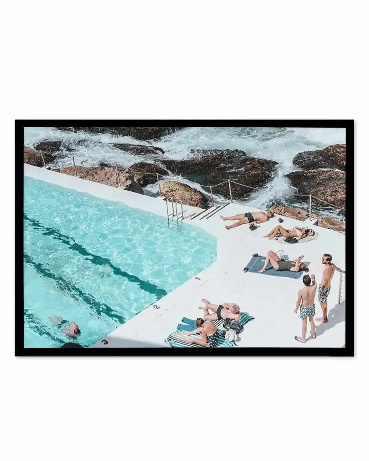 Sunbathers | Bondi Icebergs Art Print from Olive et Oriel where you can shop wallpaper and artworks online