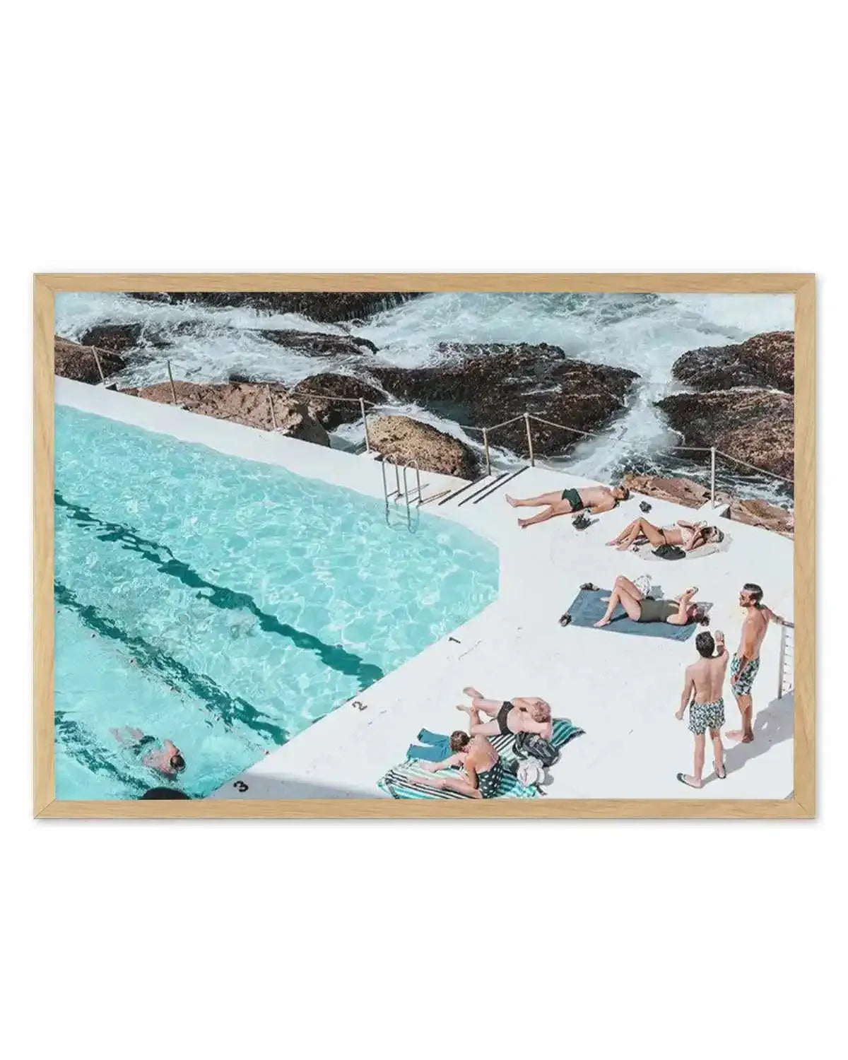 Sunbathers | Bondi Icebergs Art Print from Olive et Oriel where you can shop wallpaper and artworks online
