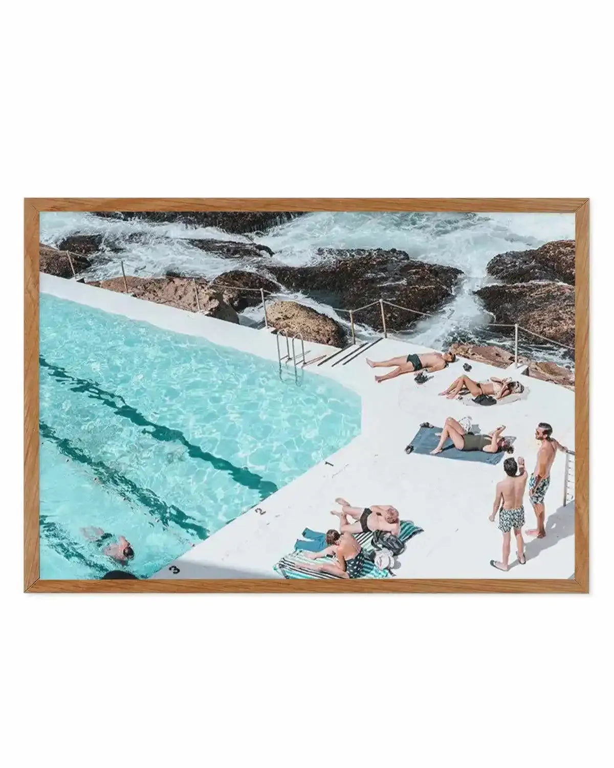 Sunbathers | Bondi Icebergs Art Print from Olive et Oriel where you can shop wallpaper and artworks online