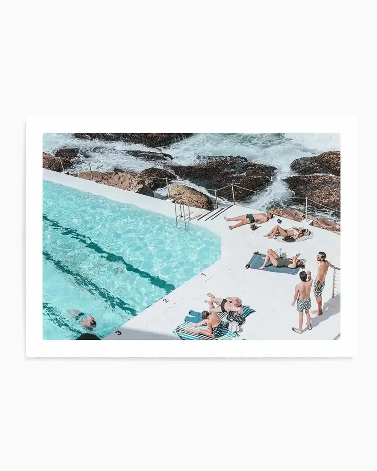 Sunbathers | Bondi Icebergs Art Print from Olive et Oriel where you can shop wallpaper and artworks online
