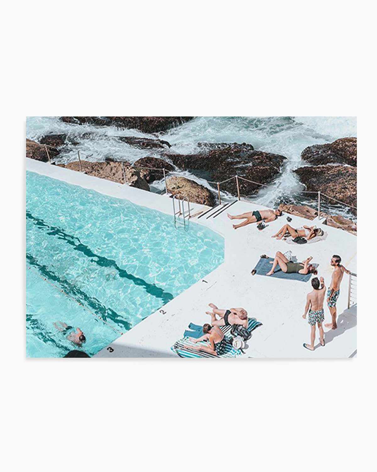 Sunbathers | Bondi Icebergs Art Print