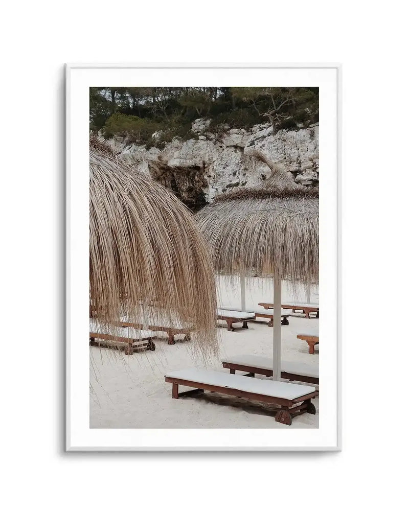 Sunbeds in Italy by Renee Rae Art Print from Olive et Oriel where you can shop wallpaper and artworks online