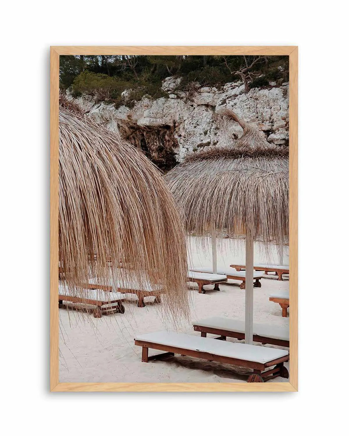 Sunbeds in Italy by Renee Rae Art Print from Olive et Oriel where you can shop wallpaper and artworks online