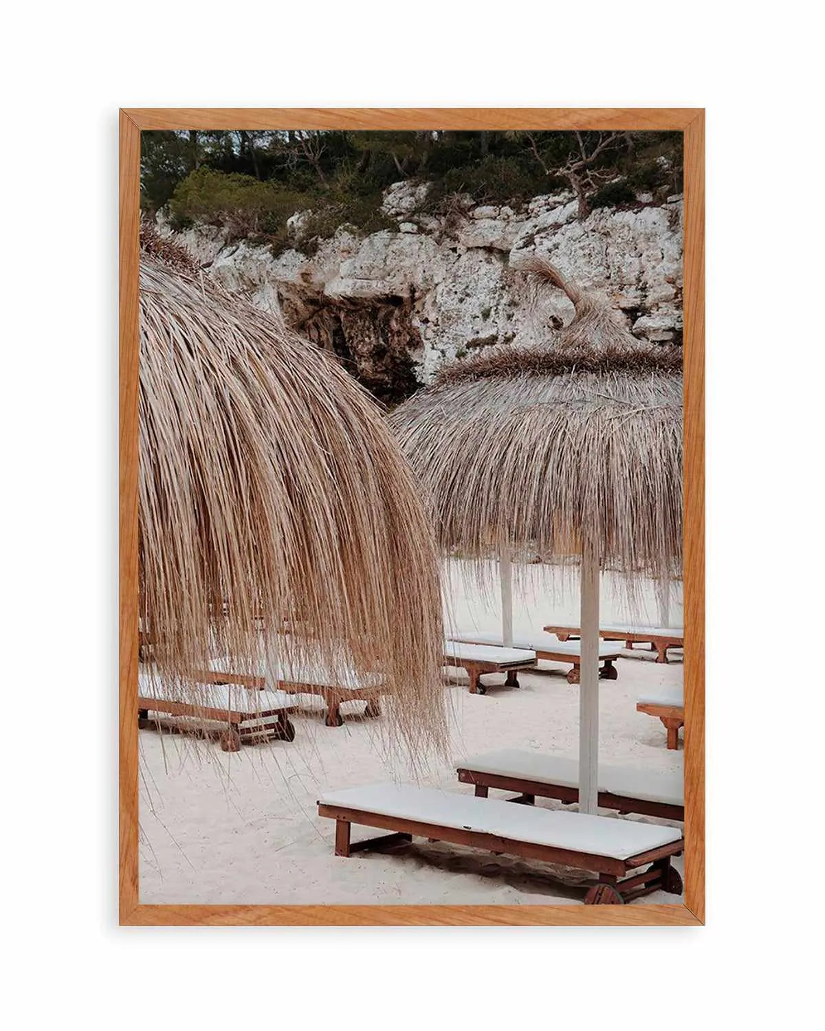 Sunbeds in Italy by Renee Rae Art Print from Olive et Oriel where you can shop wallpaper and artworks online