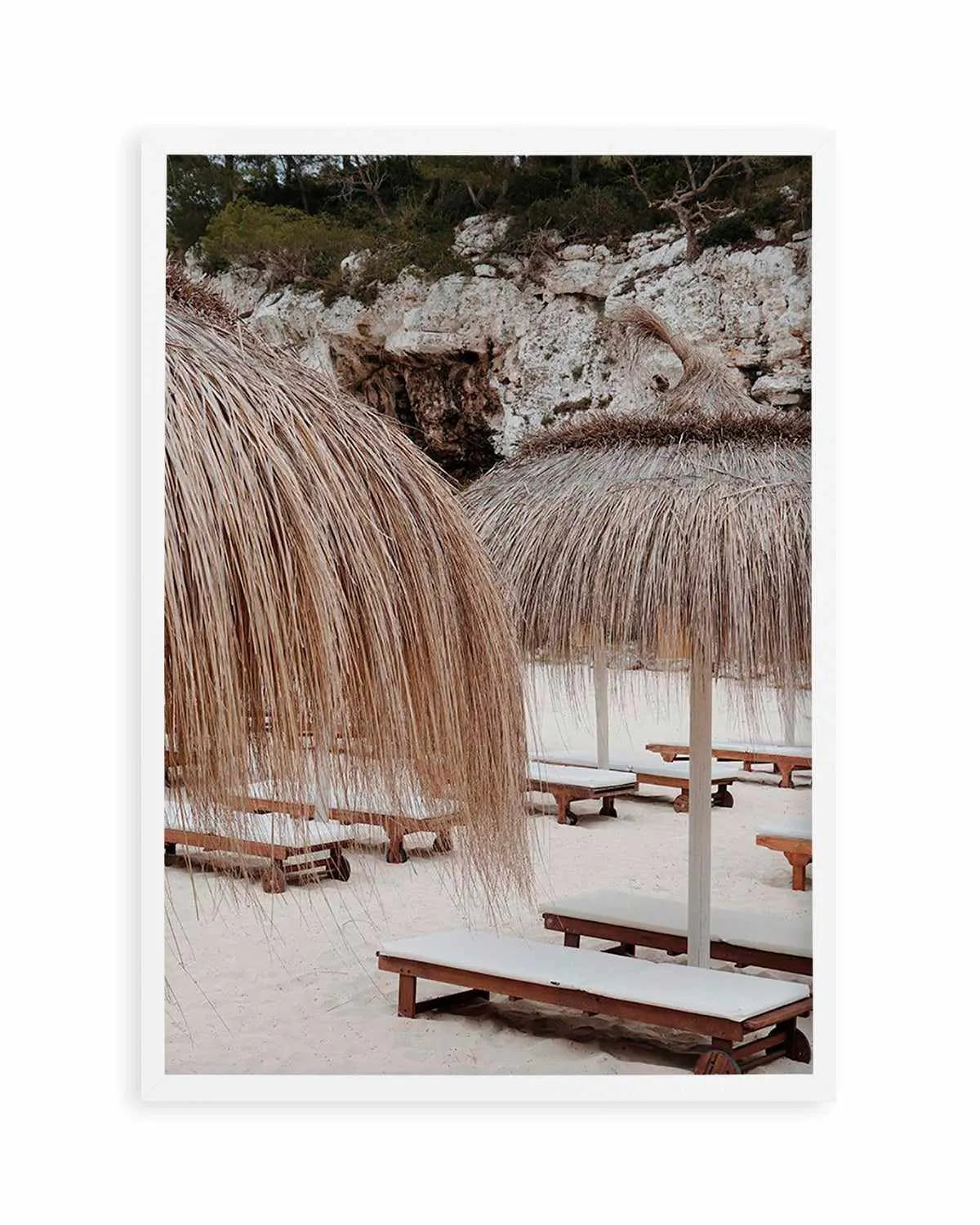 Sunbeds in Italy by Renee Rae Art Print from Olive et Oriel where you can shop wallpaper and artworks online