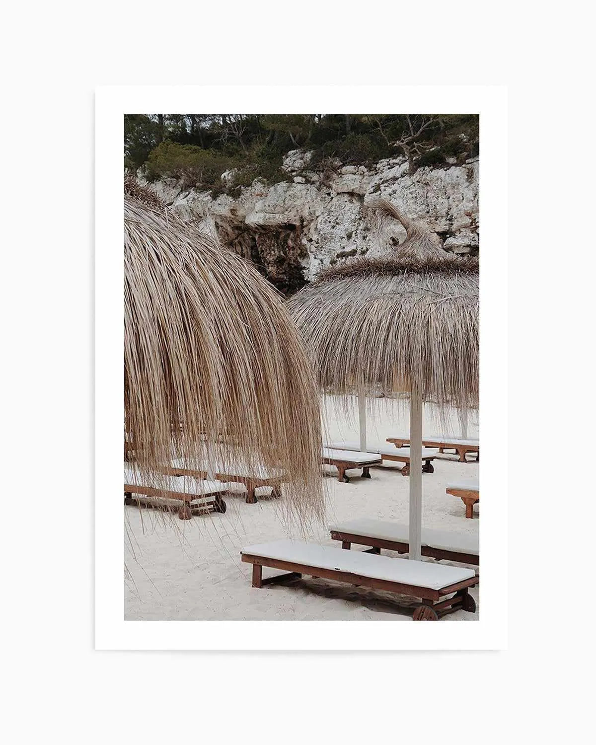 Sunbeds in Italy by Renee Rae Art Print from Olive et Oriel where you can shop wallpaper and artworks online