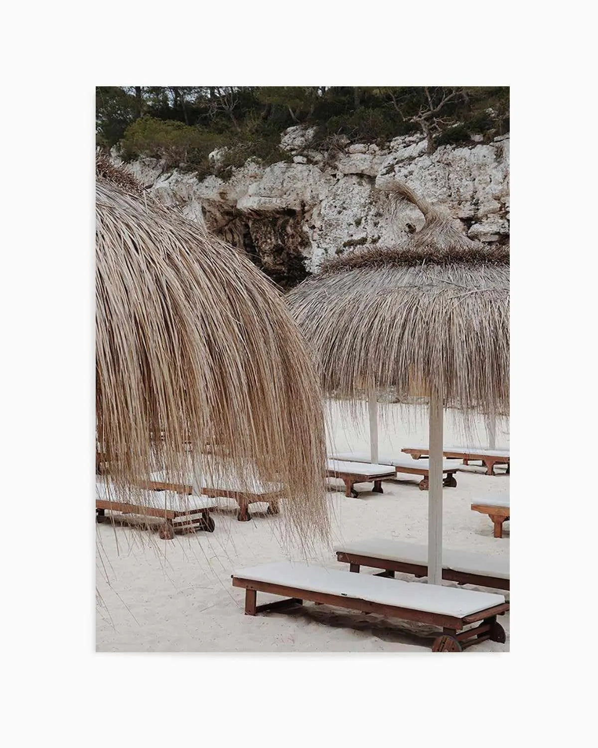 Sunbeds in Italy by Renee Rae Art Print from Olive et Oriel where you can shop wallpaper and artworks online