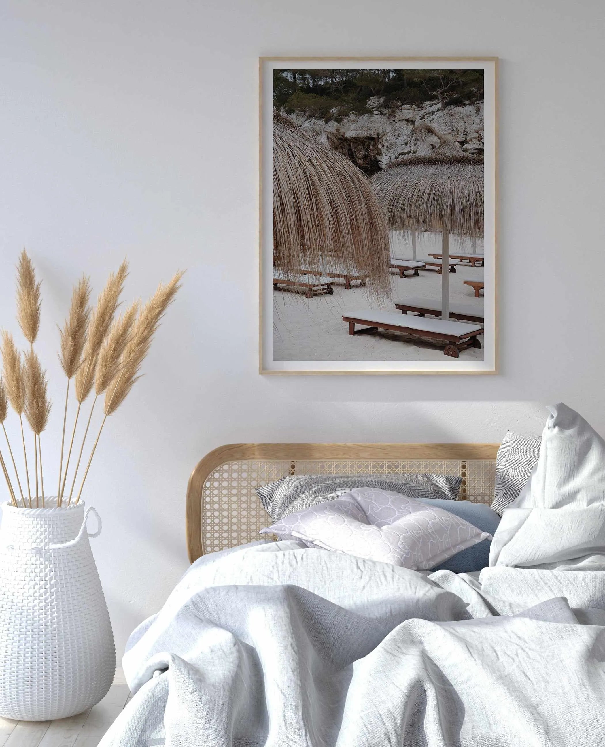 Sunbeds in Italy by Renee Rae Art Print from Olive et Oriel where you can shop wallpaper and artworks online