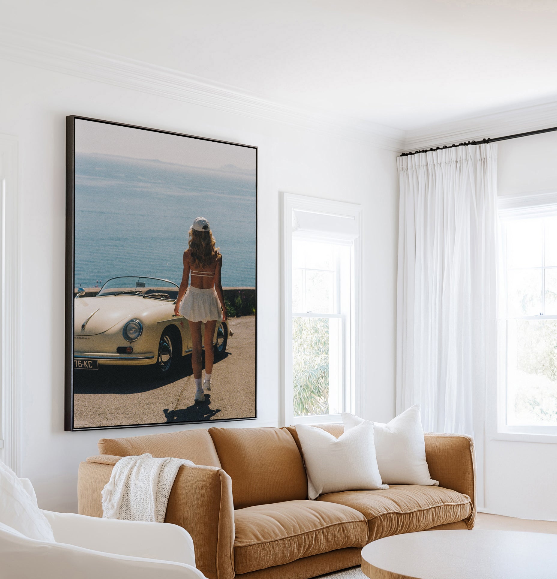 Sunday Drive by Carson Grzegorczyk | Framed Canvas Art Print