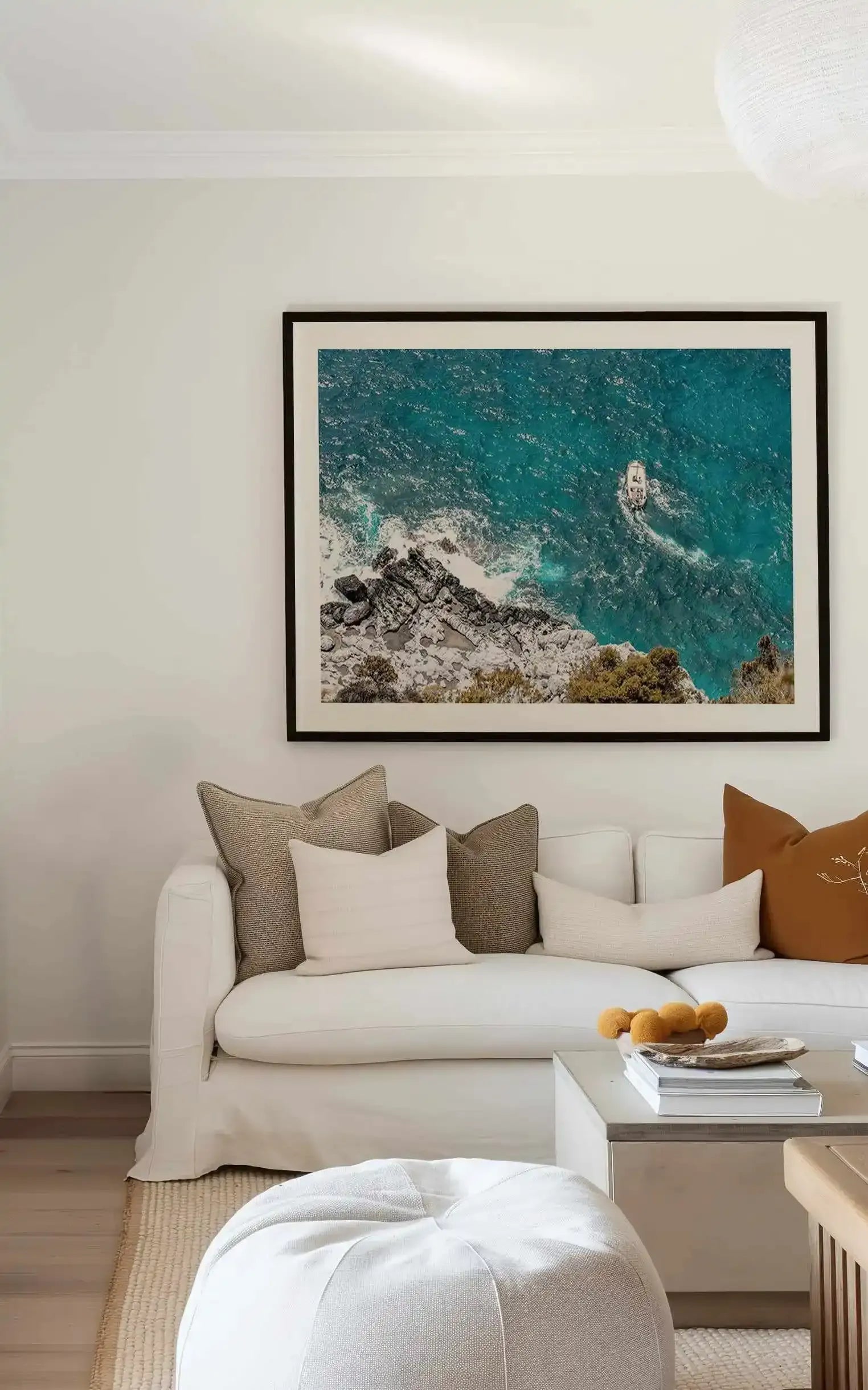 Sunday Sailing | Capri Art Print from Olive et Oriel where you can shop wallpaper and artworks online