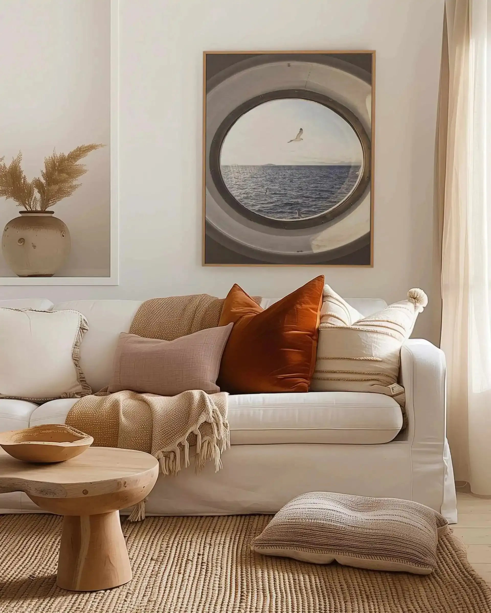 Sunday Sailing | Framed Canvas Art Print from Olive et Oriel where you can shop wallpaper and artworks online