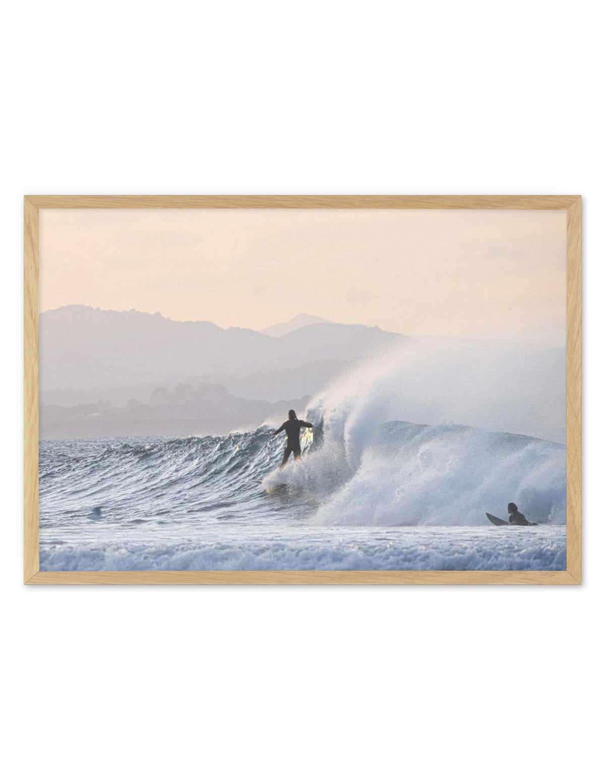 Sunday Surf, The Pass Art Print