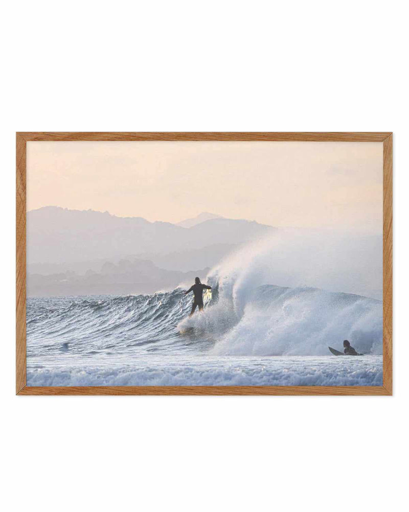 Sunday Surf, The Pass Art Print