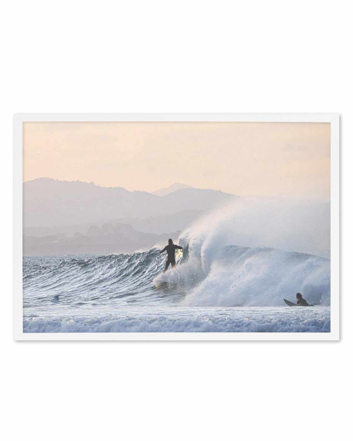 Sunday Surf, The Pass Art Print