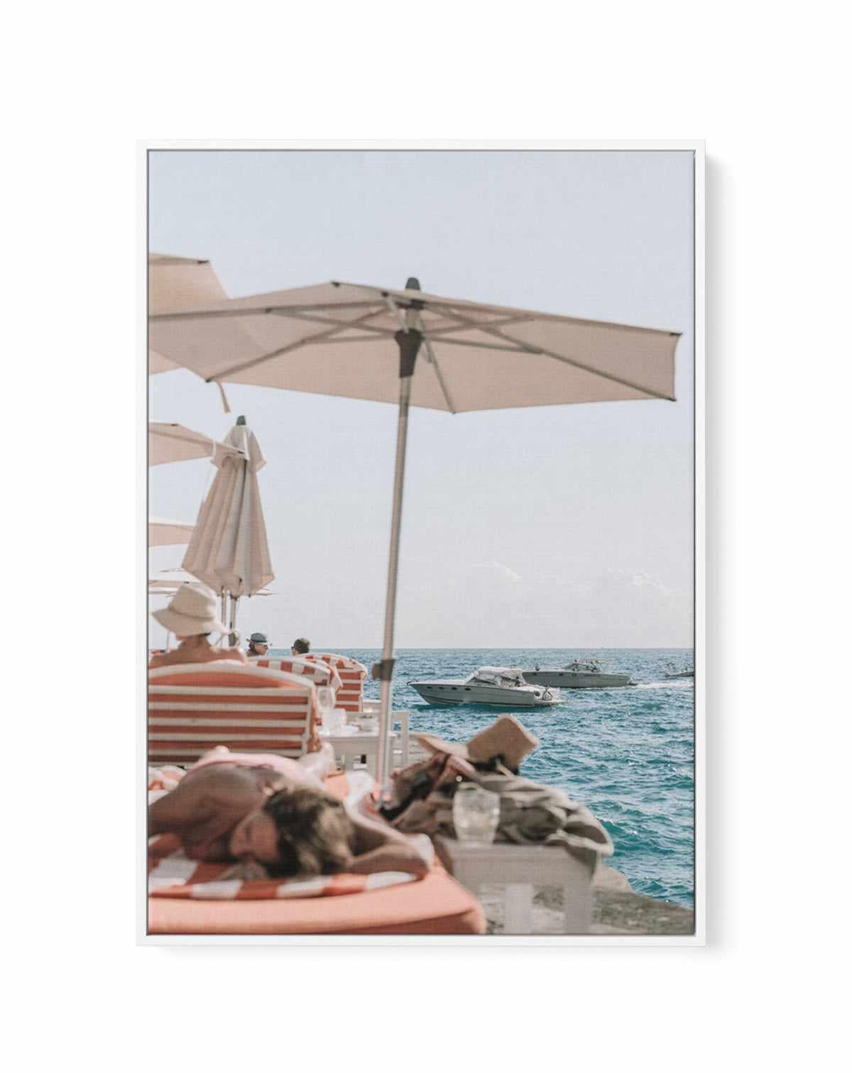 Sundays at Il San Pietro by Teigan Geercke | Framed Canvas Art Print from Olive et Oriel where you can shop wallpaper and artworks online