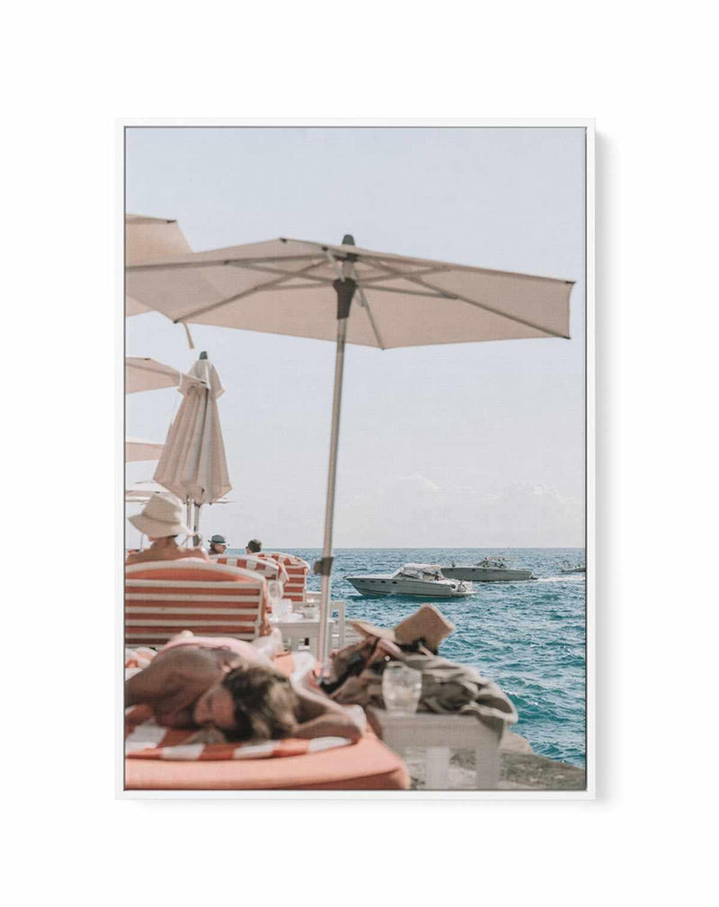 Sundays at Il San Pietro by Teigan Geercke | Framed Canvas Art Print from Olive et Oriel where you can shop wallpaper and artworks online