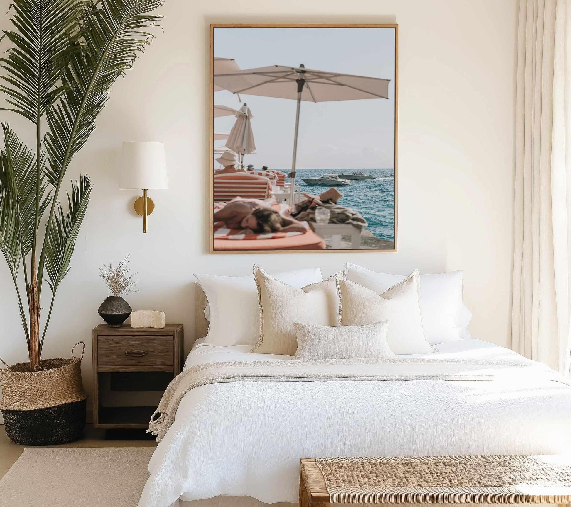 Sundays at Il San Pietro by Teigan Geercke | Framed Canvas Art Print from Olive et Oriel where you can shop wallpaper and artworks online